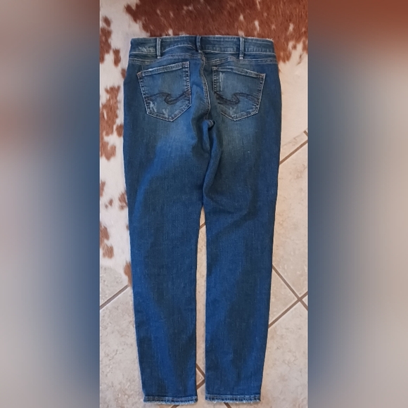 Suki Skinny Silver Jeans 30/29 - Picture 3 of 4